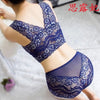 Image of Underwear Plus size bra set push up transparent bralette lace sexy bra brief sets Sexy Lingerie lace bras for women
