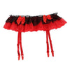 Image of Underwear Sexy Lace Dual Layer Garter Women Thongs Stocking Lingeries Suspender G-String Hold Stocking Garter Belts