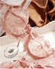 Image of Underwear set thin female sexy push up ultra-thin transparent lace bra sexy lingerie bra and panty set Free Shipping
