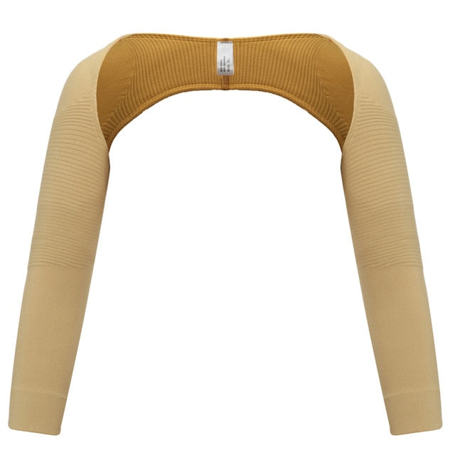 Upper Arm Shaper Women Shoulder Slimmer Compression Shapewear Sleeves Body Shaper Humpback Posture Corrector Back Support Tops