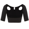 Image of Upper Arm Shaper Women Shoulder Slimmer Compression Shapewear Sleeves Body Shaper Humpback Posture Corrector Back Support Tops