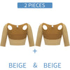 Image of Upper Arm Shaper Women Shoulder Slimmer Compression Shapewear Sleeves Body Shaper Humpback Posture Corrector Back Support Tops