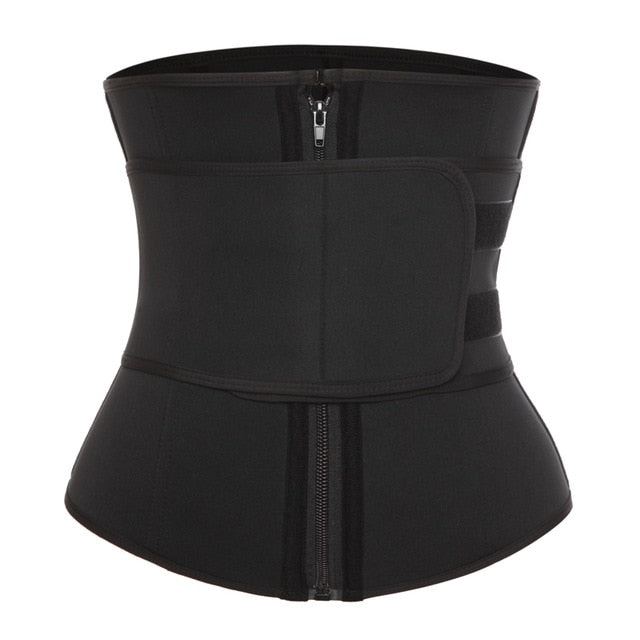VASLANDA Boned Waist Corset Trainer Sauna Sweat Sport Girdles Cintas Modeladora Women Lumbar Shaper Workout Trimmer Belt