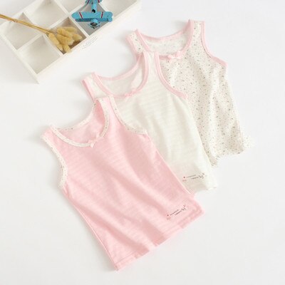 VIDMID Baby Girls tanks tops girls cotton Camisoles vests girls new candy color kids underwear Tanks Camisoles clothes 7068 01