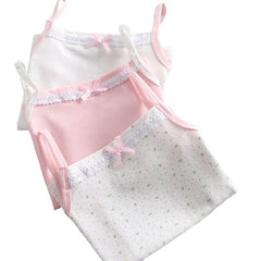 VIDMID girl sleeveless tanks vests kids cotton lace clothes tanks vests baby girls tops clothing for 3-10 years children 4095 01