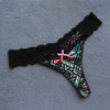 Image of Voplidia Summer Panties Underwear Women Plus Size Bow Sexy Lingerie Panty Thongs and G String Tanga T-back Seamless String PM003