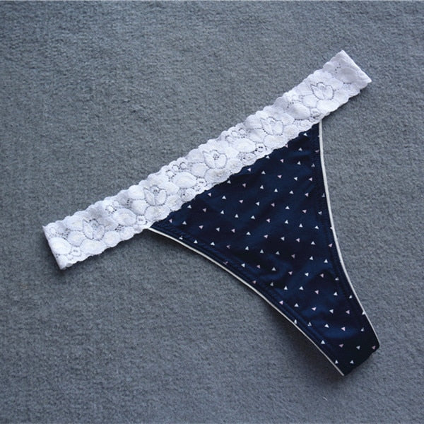 Voplidia Summer Panties Underwear Women Plus Size Sexy Lingerie Panty Thongs and G String Tanga T-back Seamless String PM019