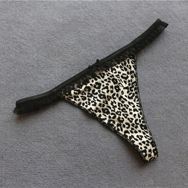 Voplidia Summer Panties Underwear Women Plus Size Sexy Lingerie Panty Thongs and G String Tanga T-back Seamless String PM019
