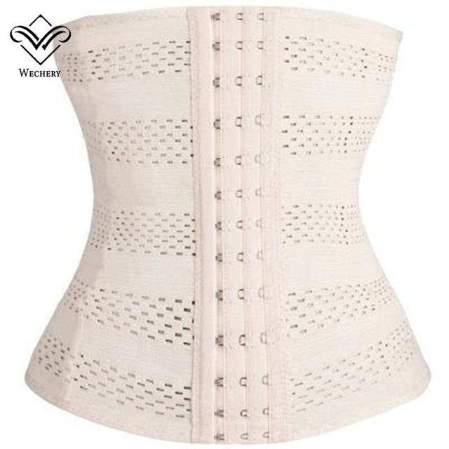Black/Beige Fitness Fat Burning Girdle Belt Sexy Women Body Waist Trainer Shapers Underbust Belt Corset Faja Shapewear  (11)