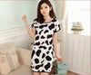 Image of Wholesale 20 Style Free Shipping Summer Women Cartoon Sleepwear Leisure Short Sleeve Nightgowns Printing clothes Nightdress S6