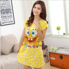 Image of Wholesale 20 Style Free Shipping Summer Women Cartoon Sleepwear Leisure Short Sleeve Nightgowns Printing clothes Nightdress S6