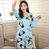 Image of Wholesale Pajamas Sets Spring Autumn 22 Style Thin Carton Generation Women Long Sleepwear Suit Home Women Gift Female Sleepwear