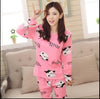 Image of Wholesale Pajamas Sets Spring Autumn 22 Style Thin Carton Generation Women Long Sleepwear Suit Home Women Gift Female Sleepwear
