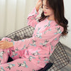 Image of Wholesale Pajamas Sets Spring Autumn 22 Style Thin Carton Generation Women Long Sleepwear Suit Home Women Gift Female Sleepwear
