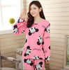 Image of Wholesale Pajamas Sets Spring Autumn 22 Style Thin Carton Generation Women Long Sleepwear Suit Home Women Gift Female Sleepwear