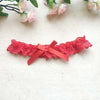 Image of Wholesale Women Girl Princess Cosplay Wedding Party Bridal Lace Floral Blue Leg Ring Loop Stocking Garter Belt