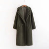 Image of Winter red pink teddy coat women faux fur coat vintage Thick Warm long winter coat women teddy jacket lady Lambswool outwear