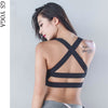Image of Woman Sexy backside  Sports Bra  Workout Jogging Push up Women's Shockproof  Running Fitness Gym Yoga Bras G-110