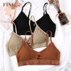 Image of Women Bralette Hollow Out Bra Wireless Lingerie Fitness Bras For Women Cotton Crop Tops Girl Brassiere Soft Seamless Underwear