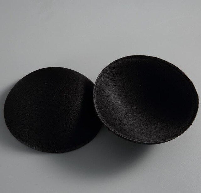 Women Breast pad 6 Colors Triangle Cups Bikini Bra Pad Chest Push Up Insert Foam Pads For Swimsuit Padding Accessories 2pcs