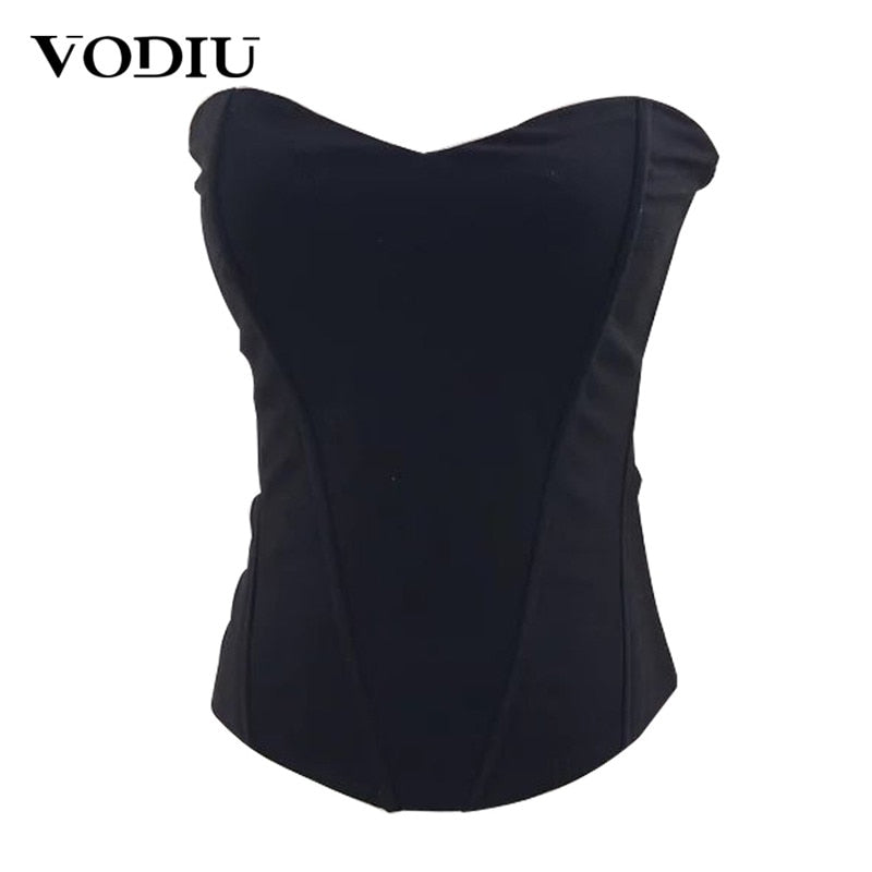 Women Bustier Corset Female Sexy Slim Waist Trainer Black  Bra Top For Ladies To Loss Weight 2019 Summer Women Bustier Corset