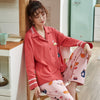 Image of Women Clothes for Autumn winter Pajamas Sets O-Neck Sleepwear Lovely Rabbit Pijamas Mujer Long Sleeve Cotton Sexy Pyjamas Female