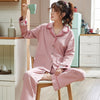 Image of Women Clothes for Autumn winter Pajamas Sets O-Neck Sleepwear Lovely Rabbit Pijamas Mujer Long Sleeve Cotton Sexy Pyjamas Female