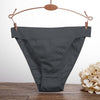 Image of Women Cotton Panties Sexy Low Waist Underwear Panties for Female Lingerie Underpants Hollow Heart Embossed Briefs Solid Color