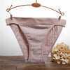 Image of Women Cotton Panties Sexy Low Waist Underwear Panties for Female Lingerie Underpants Hollow Heart Embossed Briefs Solid Color