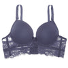 Image of Women Fashion Lace Bra Patchwork Bralette Push Up Bra Cotton Seamless Intimates Female Bra Tops Lingerie For Lady Plus Size 2019