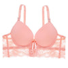 Image of Women Fashion Lace Bra Patchwork Bralette Push Up Bra Cotton Seamless Intimates Female Bra Tops Lingerie For Lady Plus Size 2019