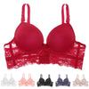 Image of Women Fashion Lace Bra Patchwork Bralette Push Up Bra Cotton Seamless Intimates Female Bra Tops Lingerie For Lady Plus Size 2019