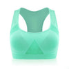 Image of Women Female Dry Quick Push Up Natural Color Sports Bra Tank Tops Yoga Shirt with Padding For Running Fitness Gym Bras
