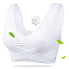 Image of Women Fitness Yoga Sports Bra Padded Push Up Bra Female Lace Crop Top Yoga Gym Shirts Sport Brassiere Tops Vest Seamless Bra