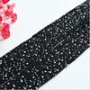 Image of Women High Waist Diamond Fishnet Tights with Crystal Rhinestone Mesh Pantyhose Lady Net Glitter Stockings Sparkle Rave