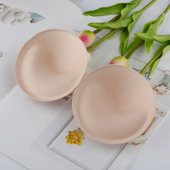 Women Intimate Accessories 1 Pair/Lot 2.4cm Thick Sponge Insert Breast Enhancer Push Up Sexy Bikini Foam Bra Pads For Swimsuit