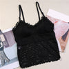 Image of Women Lace Tube Top Flower Camisoles Sexy Crop Top Female Tanks Top Bralette