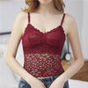 Image of Women Lace Tube Top Flower Camisoles Sexy Crop Top Female Tanks Top Bralette