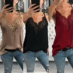 Women Lace Vest Fashion Camisole Sleeveless T-Shirt Underwear Tank Tops Lady Comfortable Casual Women Summer Intimates Tank Tops