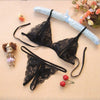 Image of Women Lingere set Open Cup Bra Lace 2 Piece Set Crotchless Exotic Apparel Red Sexy Cupless Adult Ladies Costumes Lingere 25