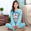 Image of Women Mickey Pajamas Set Cartoon Minnie Girl Sleepwear Pijama Long Women Pyjamas Suit Female Clothing Set 2019 Nightwear
