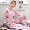 Image of Women Mickey Pajamas Set Cartoon Minnie Girl Sleepwear Pijama Long Women Pyjamas Suit Female Clothing Set 2019 Nightwear