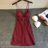 Image of Women Nightgowns Sleepshirt Silk Sleepwear Night Dress Ladie Satin Sexy Lingerie Nightshirts Sleep Lounge