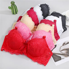 Women Padded Bras for Lady Lace Sexy Lingerie Brassiere Sexy Lace Floral Bra Bralette Underwear