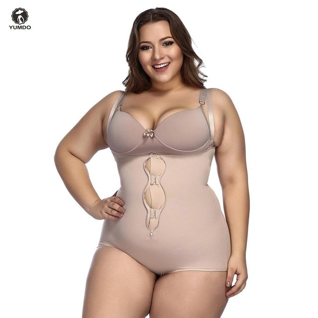 Women Plus size 5XL Shapewear Body Shaper Slimming waist trainer Tummy Control Bodysuit Postpartum Recover Underwear Corset Butt
