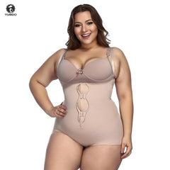 Women Plus size 5XL Shapewear Body Shaper Slimming waist trainer Tummy Control Bodysuit Postpartum Recover Underwear Corset Butt