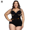 Image of Women Plus size 5XL Shapewear Body Shaper Slimming waist trainer Tummy Control Bodysuit Postpartum Recover Underwear Corset Butt