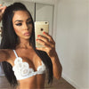Image of Women Sexy Bras Lingerie Floral Sheer Lace Bra Seamless Bralette Cup Wireless Reggiseno Brassiere Lingerie Femme