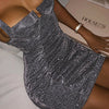 Image of Women Sexy Dress Bodycon Sleeveless Evening Party Sequins Strappy  Mini Dress