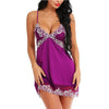 Image of Women Sexy Lace Night Dress Lingerie Deep V Nightgowns Casual Home Dress Nightdress Fashion Sleepwear Summer Homewear #D